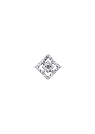 92.5 Sterling Silver Geometric Pendant Necklace Set