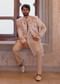 Pink Silk Sherwani For Groom With Resham And Zardosi Detailing