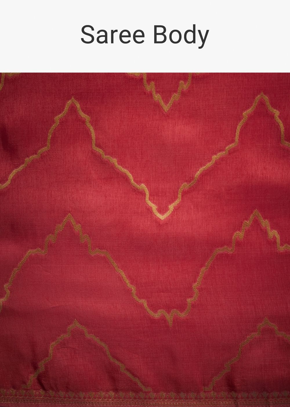 Punch Pink Dola Silk Saree With Zari Accents On Pallu And Border
