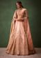 Pink Raw Silk Hand Work Lehenga Choli With Dupatta