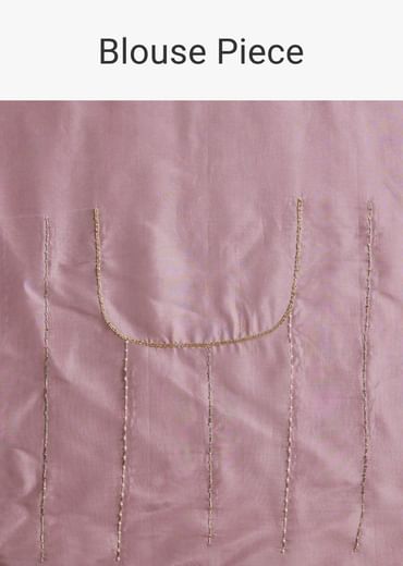 Purple Ombre Jacquard Saree