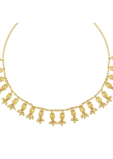 Gold Dangling Charm Anklets