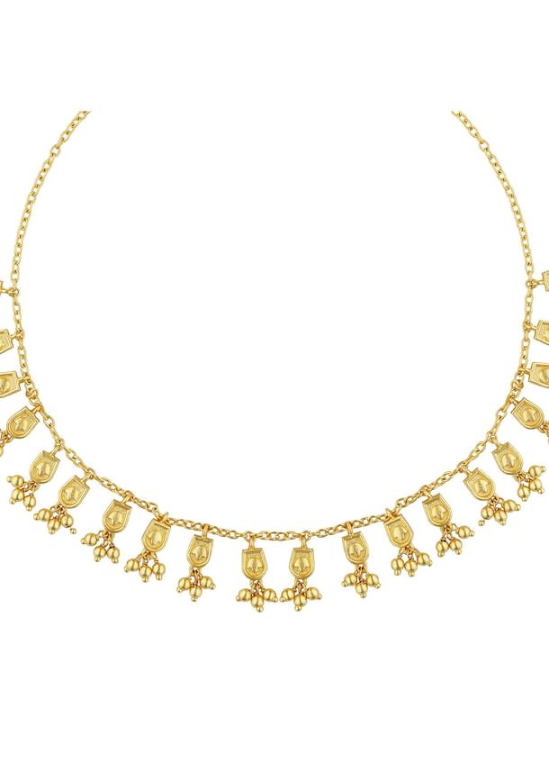 Gold Dangling Charm Anklets Gold Dangling Charm Anklets