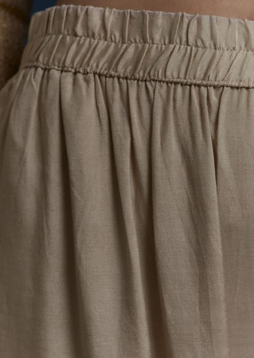 Beige Jacquard Weave Tissue Kurta Palazzo Set