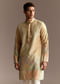 Beige Mirror Kurta Set