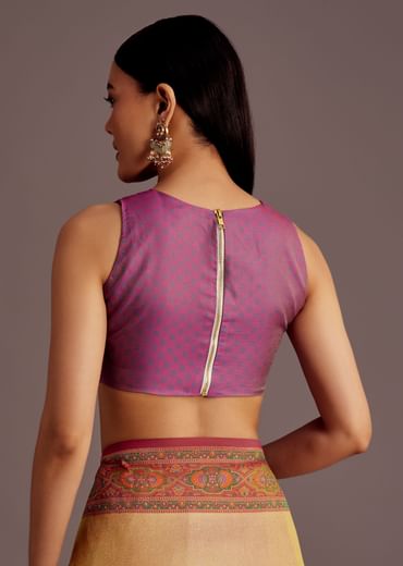 Beige Silk Saree With Traditional Woven Motifs