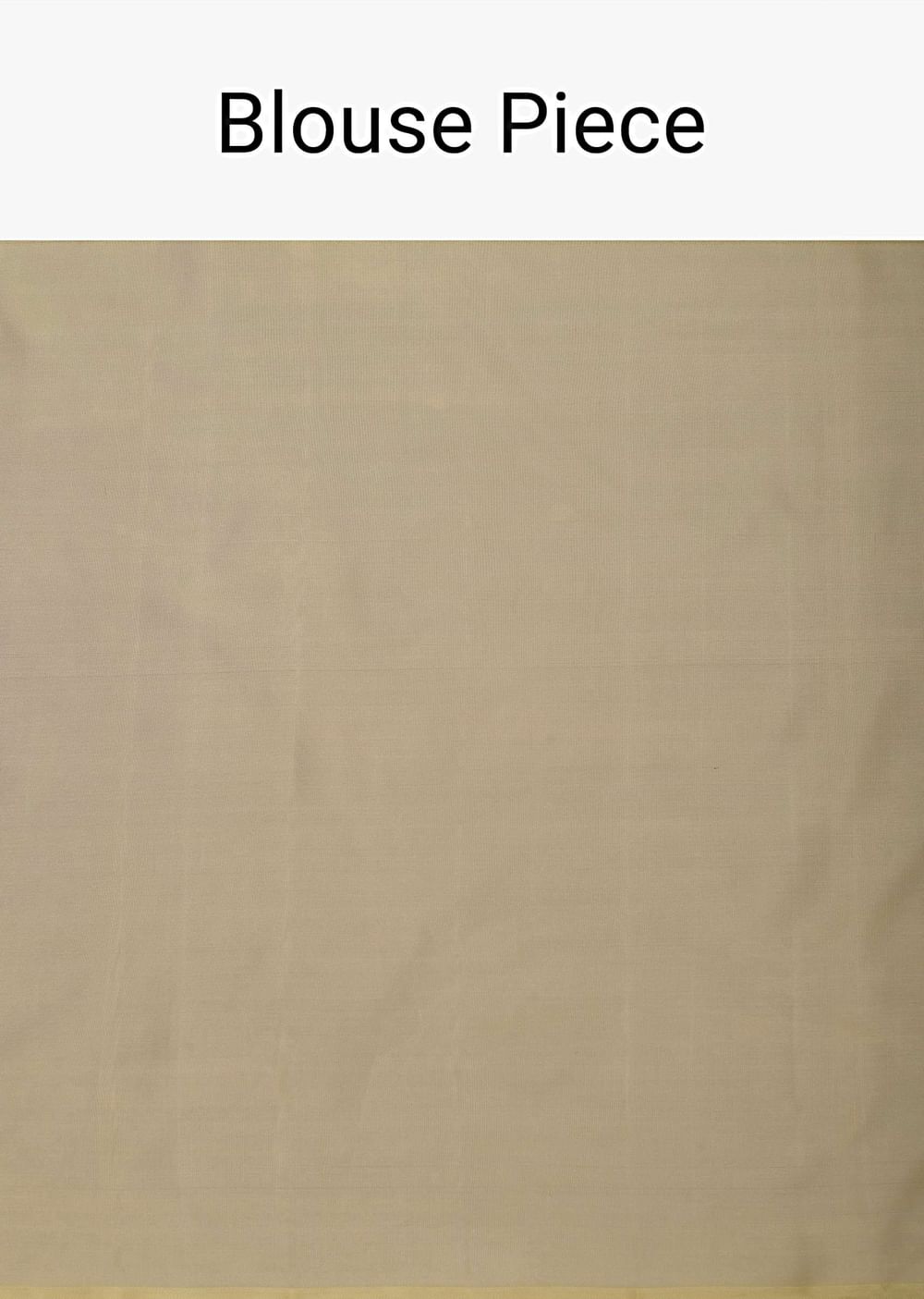Beige South Dharmavaram Silk Saree With Woven Antique Motifs And Unstitched Blouse Fabric