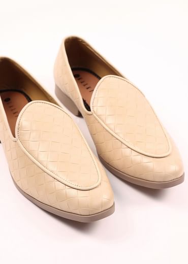 Beige Vegan Leather Jutti