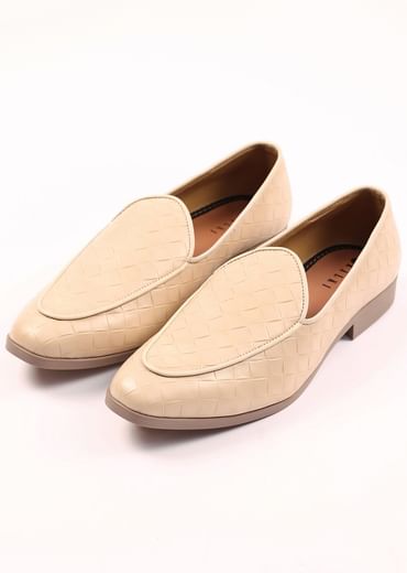 Beige Vegan Leather Jutti