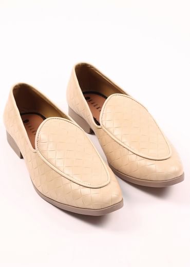 Beige Vegan Leather Jutti