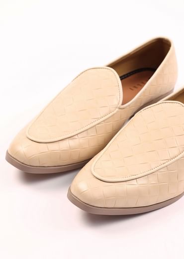 Beige Vegan Leather Jutti