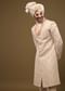 Candy Pink Thread Embroidered Silk Sherwani Set