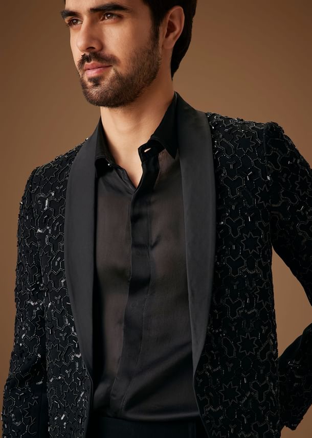 Black Cut Dana Work Tuxedo