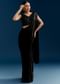 Black Organza Saree With Embroidered Cut Dana Blouse