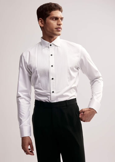 Black Tuxedo For Men With Cut Work Shawl Collar