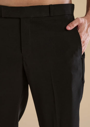 Black Velvet Jodhpuris with Cutdana Work