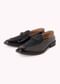 Black Bow Juttis In Velvet