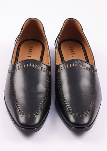 Black Ethnic Juttis For Men