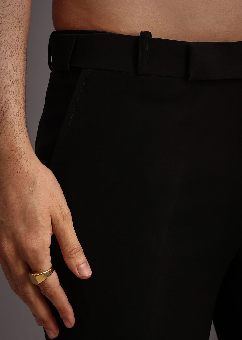 Black Jodhpuri Kurta Set With Handwork