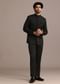 Black Jodhpuri Set With Hand Embellishments