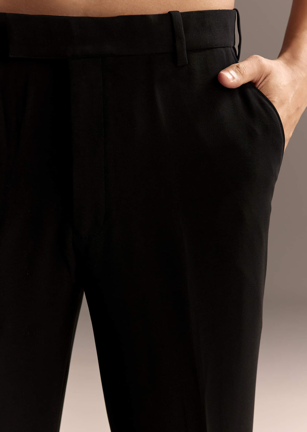 Black Tuxedo For Men With Embellished Embroidery