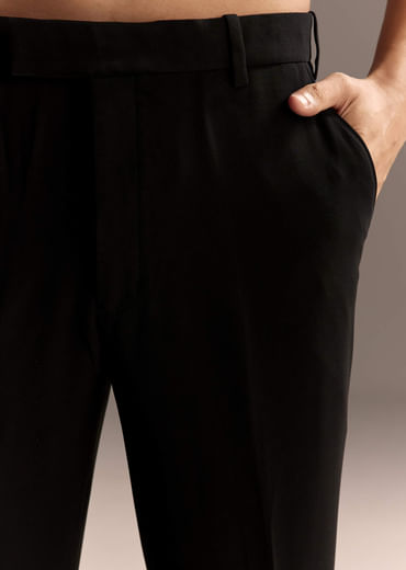 Black Tuxedo For Men With Embellished Embroidery