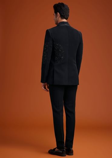Black Tuxedo With Embroidery