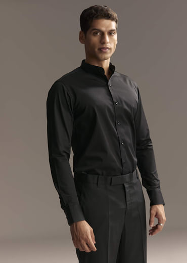 Black Velvet Jodhpuri Suit For Men With Beads And Sequins Work
