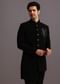 Black Zardosi Embroidered Indowestern Trouser Suit