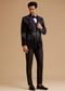 Blue Velvet Tuxedo with Stone and Cut Dana Work