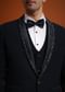 Blue Tuxedo Set With Pearl And Cutdana Work