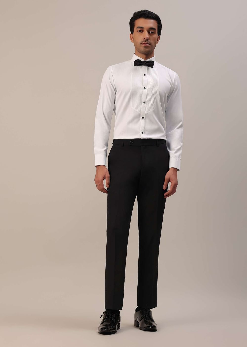 Bottle Green Crystal Studded Tuxedo Set In Polyester