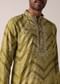 Captivating Green Cotton Kurta For Men