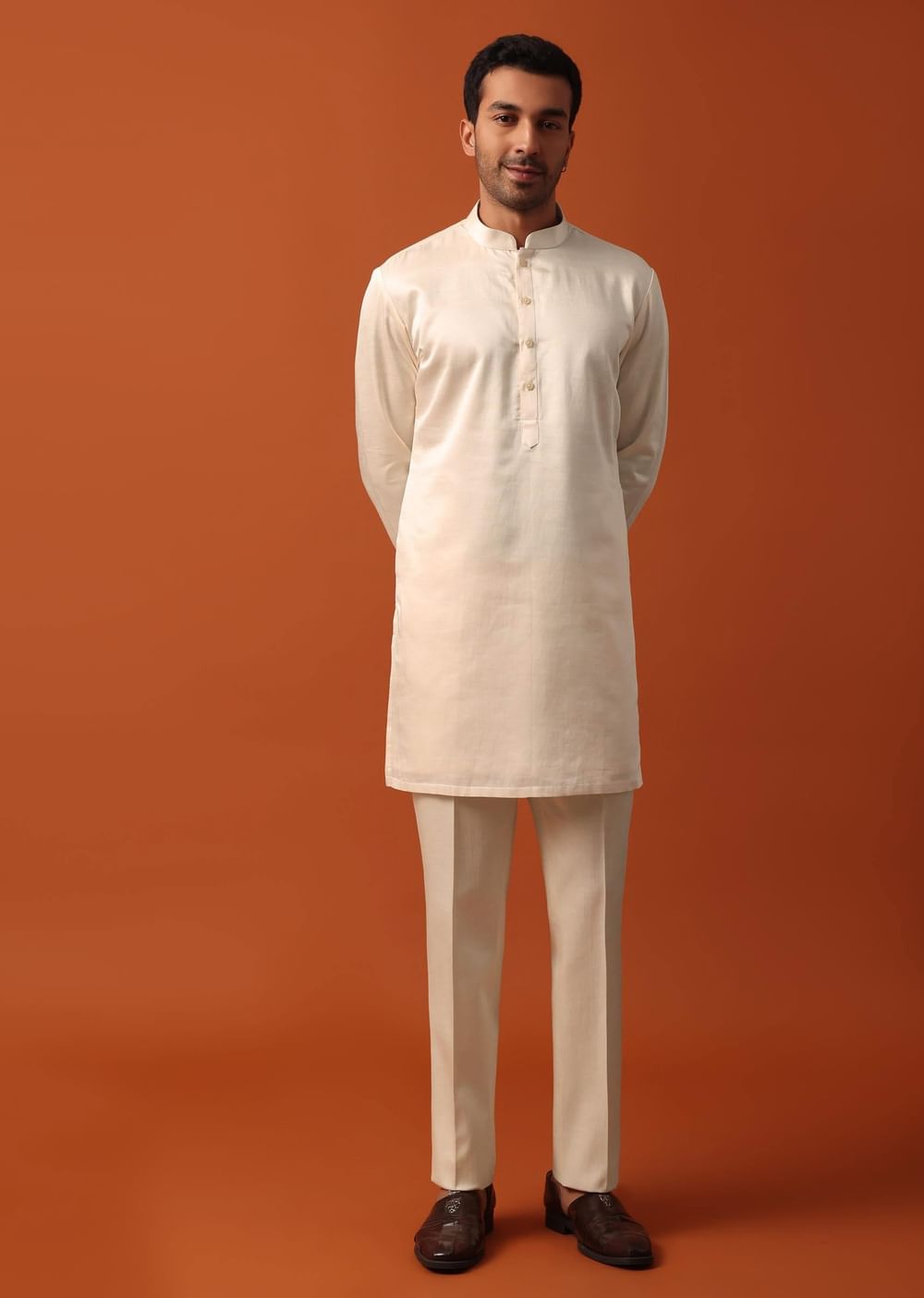 Classic White Men’s Jodhpuri Set For Wedding Elegance