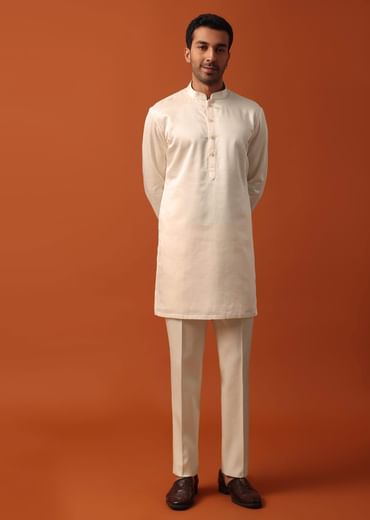 Classic White Men’s Jodhpuri Set For Wedding Elegance