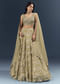 Cream Banarasi Silk Bridesmaid Lehenga With Heavy Hand Embroidery