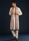 Cream Kurta Set with Kashmiri Printed Dupatta
