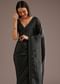 Crushed Tissue Silk Saree With Cutdana Scallop Border