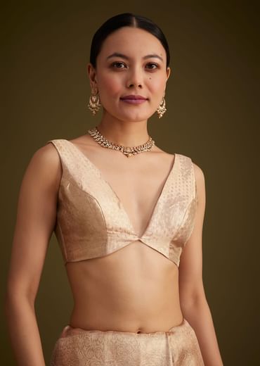 Dusty Pink Kanjivaram Silk Saree