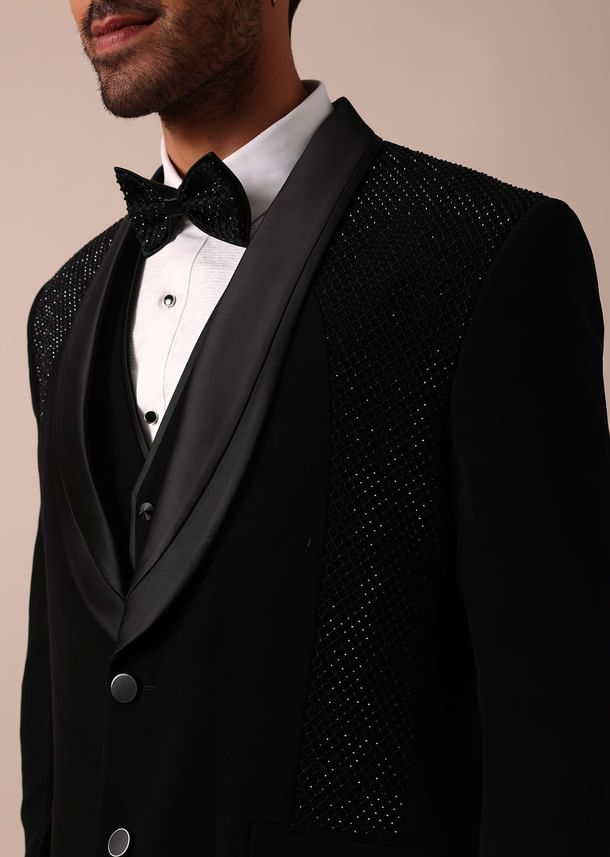 Elegant Black Tuxedo For Men
