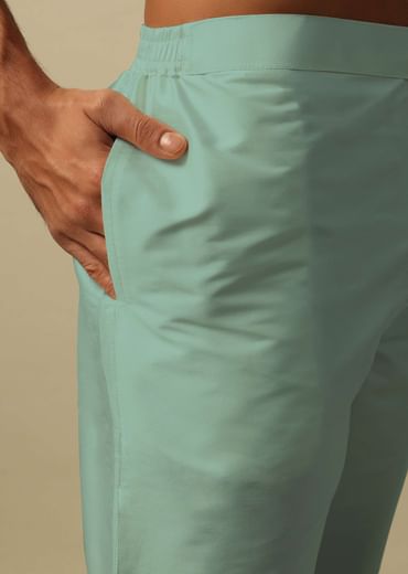 Elegant Green Ombre Indowestern For Men