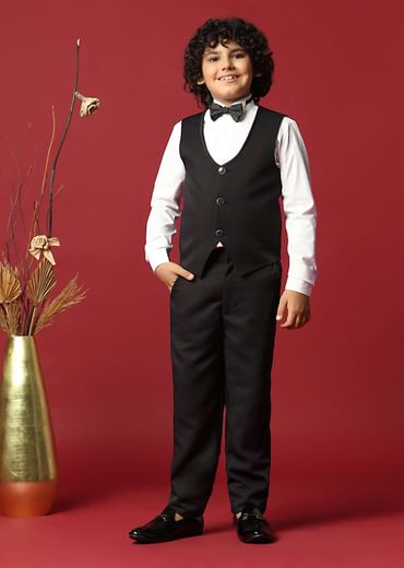 Embroidered Festive Tuxedo For Boys