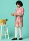 Festive Pink Kurta Set For Boys