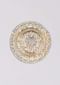 Gold Plated Round Stud With Stones And Bugle Beads Online - Kalki Fashion