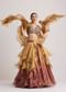 Gold And Mauve Organza Embellished Lehenga Set