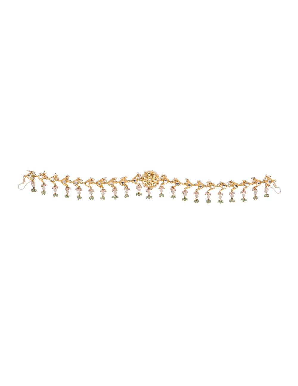 Gold Kundan Mix Metal Mathapatti