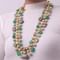 Gold Finish Beaded Mala In Mix Metal