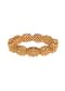Gold Finish Temple Style Bangle With Carvings