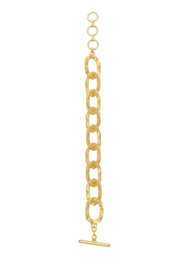 Gold Plated Link Style Chain Bracelet Gold Plated Link Style Chain Bracelet