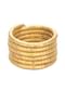 Gold Plated Stacked Style Bangle